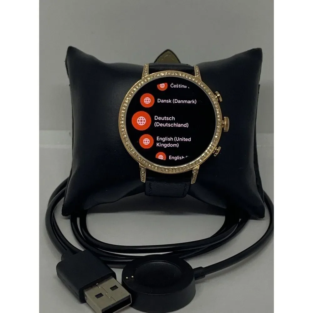 Fossil Gen 4 Authentic Digital Dial Smart Watch Custom Band FTW6011 QT507